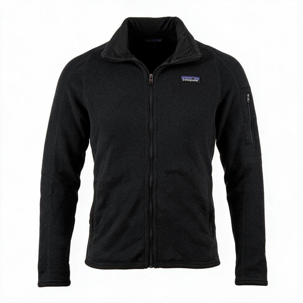 Patagonia Better Sweater Fleece Jacket Mens M Black Full Zip Outdoor Hiking 3048